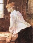 Henri  Toulouse-Lautrec The Laundress France oil painting artist